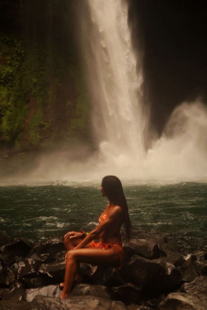 is la fortuna waterfall cold costa rica budget travel