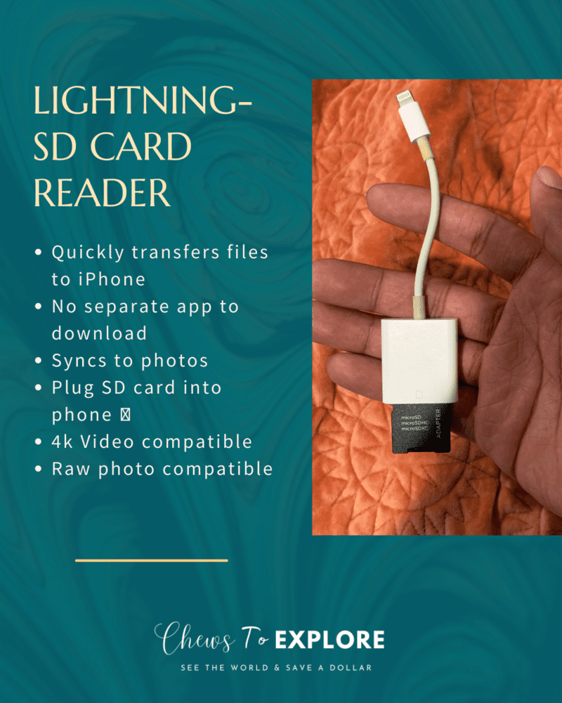 Lightning SD Card Reader